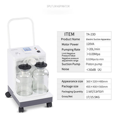 RF1 F5 X 20 x 20A Hospital Operating Room Sputum Suction Device 7A-23D Electric Sputum Suction Device